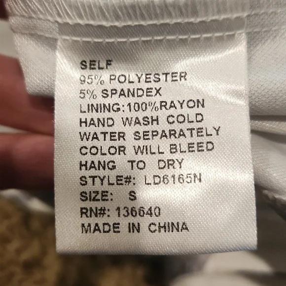 Black and white floral spaghetti trap formal dress by L'ATISTE - Picture 10 of 11